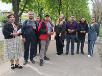 Всероссийская акция «Георгиевская ленточка». ЦГ библиотека, Е.В. Шумарова