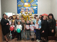 Праздник в библиотеке «Приглашаем всех друзей! В библиотеке юбилей!». ГБД, Тихоненко Е.А.