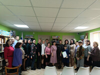 Юбилейная встреча «55 лет на библиотечной волне». Б-Ф №2, Пичкарь. М.С.