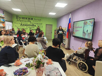 Творческий вечер с Марией Щировой «Откровения души». ЦГ библиотека, Н.А. Коломина